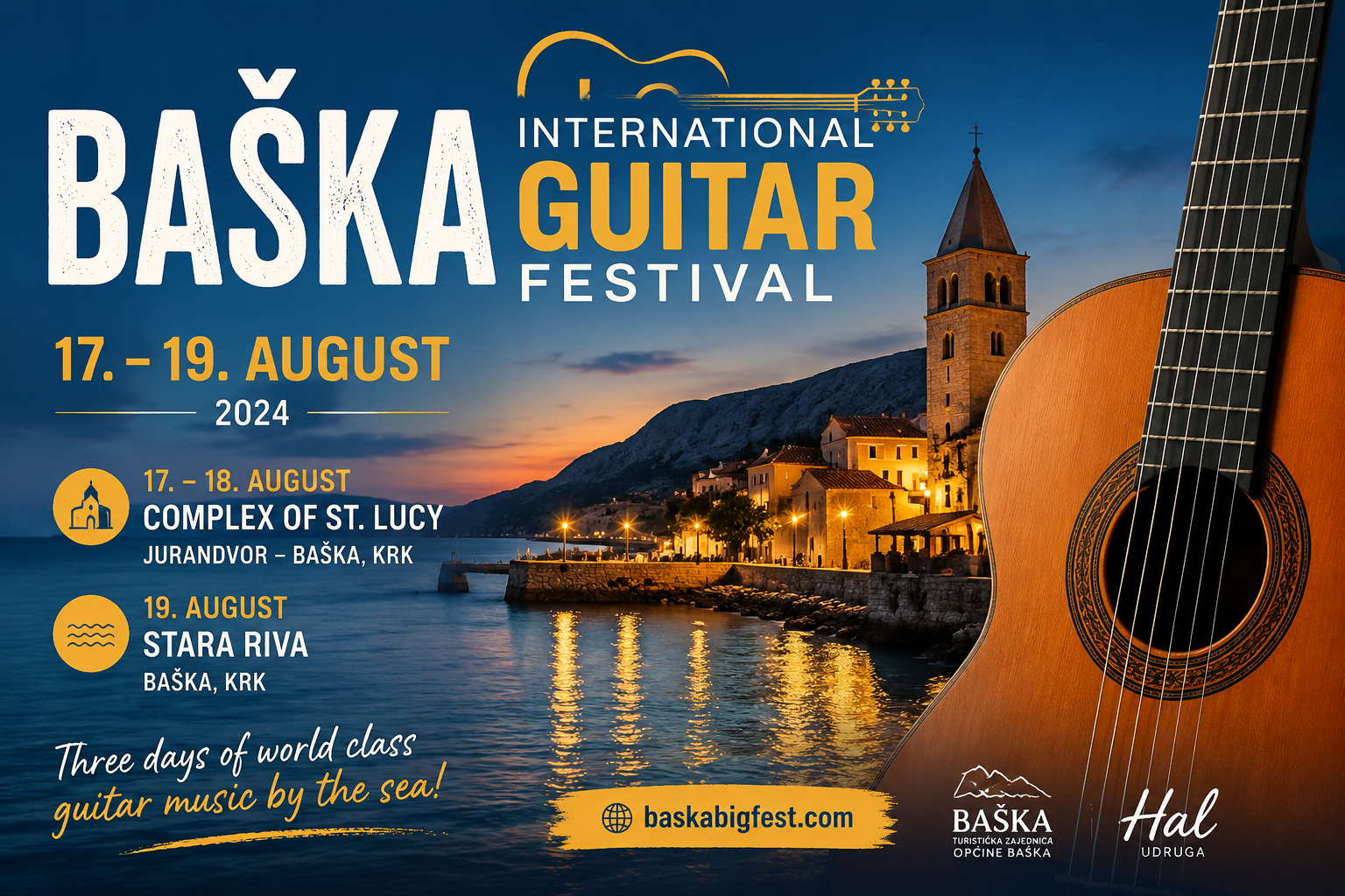 Baška International Guitar Festival – a musical experience on the Adriatic