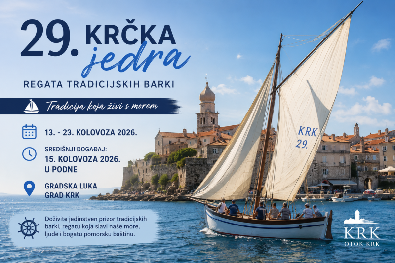 29. Krčka jedra – tradicija, more i tradicionalne drvene barke u gradu Krku
